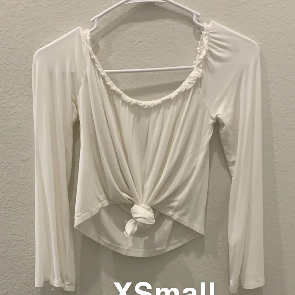 Knotted crop top
